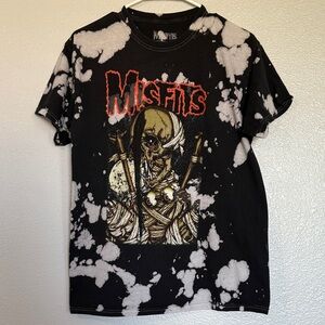 Misfits Bleach-Splatter Graphic Tee